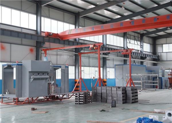 Pintura eletrostática de polo claro de rua de 14M Spraying Production Line
