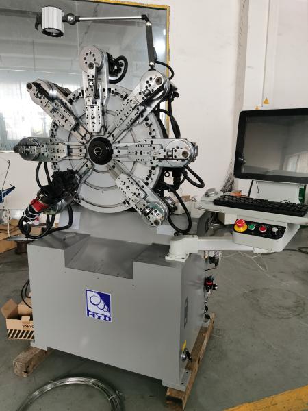 Multifunction CNC 0.3 - 2.5mm Wire Forming Spring Making Machine With Servo Motor