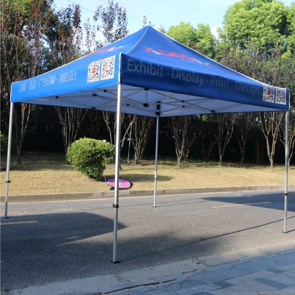 10 X 10 Ft Pop Up Trade Show Tents Aluminum Waterproof Material Hexagon Leg