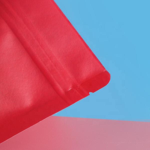 colorful plastic paper bag with zipper food grade paper bag kraft paper bag heat seal