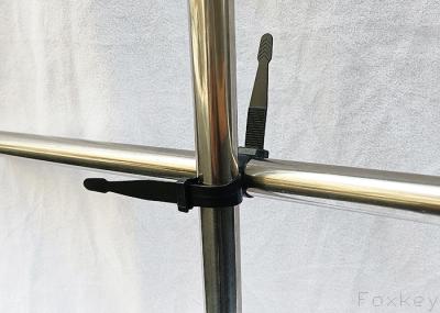 9.5mm Intersect Double Loop Cable Tie Cross Double Head Zip Tie For Garden Rebar