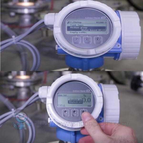 Endress Hauser FMR67 Sensor de nivel de radar para minería de 125 metros de alcance