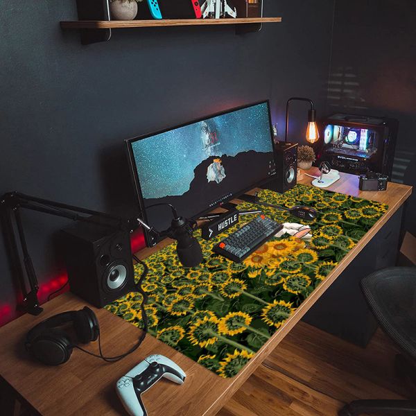 XYDAN Custom Design Pattern Large Mouse Pad 900x400x3mm Square Shape for Office Home