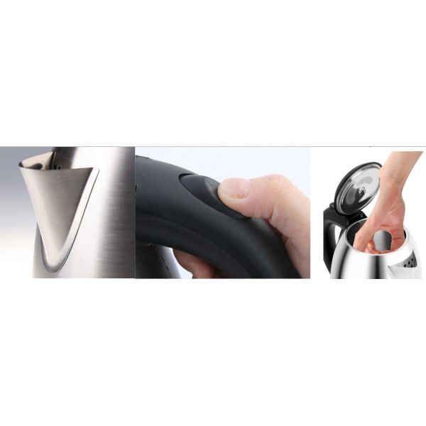 Smooth Surface Electric Hot Water Kettle Seamless Welding High Strength