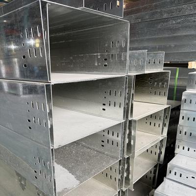 Cable Safe Cable Tray Hot Dip Galvanized Metal Bridge Covered Cable Tray