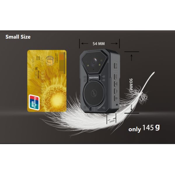 Wifi Gps H265 4G Body Worn Camera Android 9.0 With Face Recognition Wirless Charging