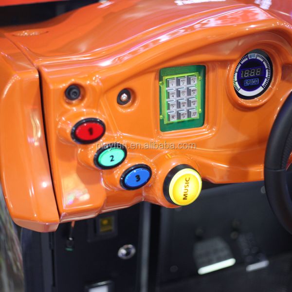 PlayFun Coin Operated Twin Simulator Seat Video Driving Drive Fast and Furious Game Room Zone Arcade Racing Car Game Machine