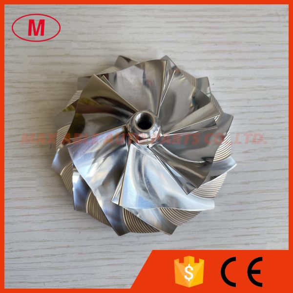 HX40 66.90/92.00mm 6+6 Blades Bullet Head High Performance Turbocharger Milling/aluminum 2618/billet Compressor Wheel