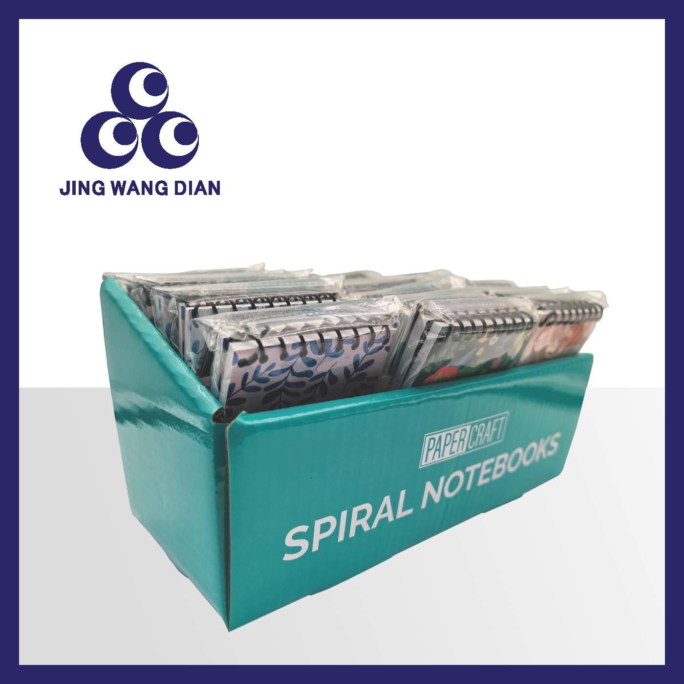 OEM Wire Coil Bound Notebook Custom Printing Products Flexible Full Flat Opening Design
