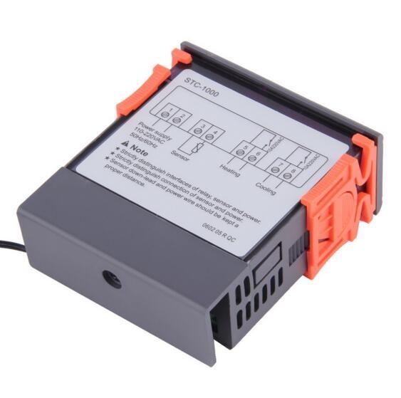 AC90~250V 10A Digital Thermostat Temperature Controller Thermocouple 0.1C accuracy -50~110 Celsius Degree with Sensor