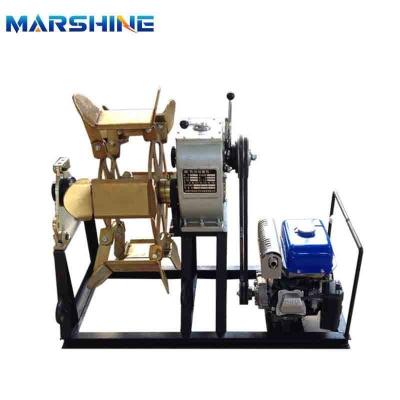 Belt Drive Winch For Winding Wires Gasoline Electric Cable Within 3 Ton Capacity