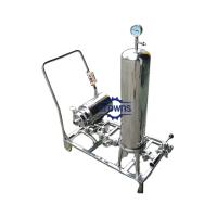China Manufactory Stainless Steel Bag Cartridge Filter Housing System For Honey Wine Beer Coconut Oil For Manufacturing