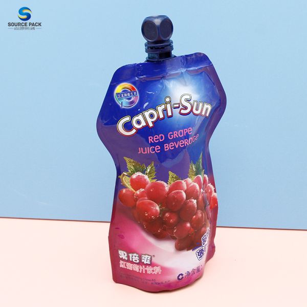 Custom Printed Spout Pouch Packaging Nozzle Bag for Food Jelly Liquid Beverage