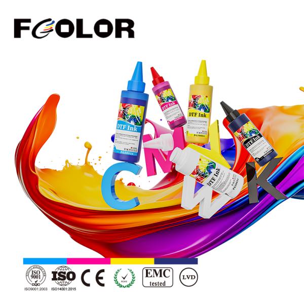 Fcolor 100ml Premium Stretch DTF Transfer Printing Ink for Epson 8550 L8050 Xp15000 Dtf Printer