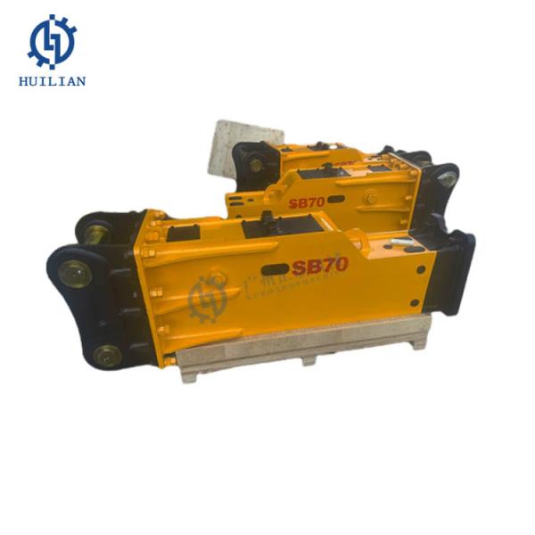 SOOSAN SB70 Breaker hidráulico Peso 18Ton 19T 20T 21T Excavadora SY200C SANY SY215C XE200DA XCMG XE215DA HYUNDAI R200VS R210LC-9 DX220LC-5 Tipo de caja completa Martillo de silencio Martillo hidráulico Completo