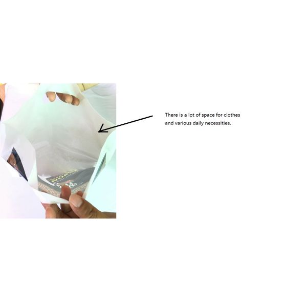 Custom HDPE / LDPE Die Cut Shopping Bags Custom Plastic Retail Bags With Own Logo