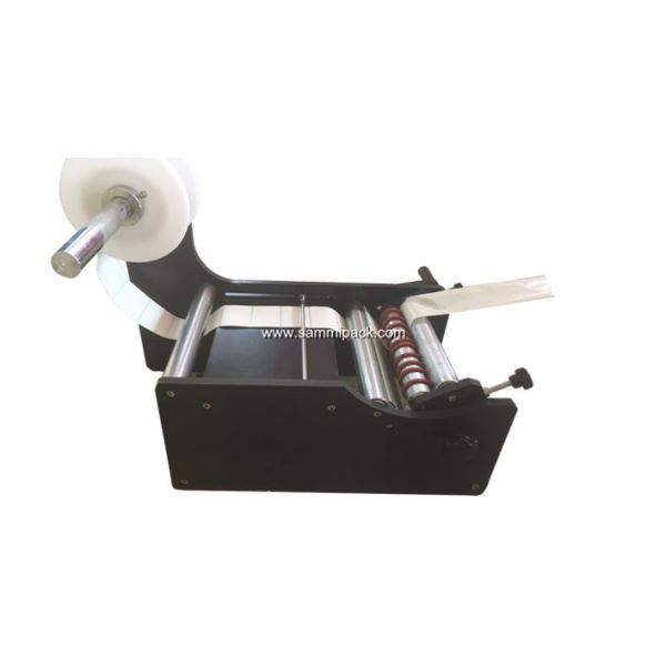 Manual Adhesive Sticker Packaging Labeling Machine For Round Bottles