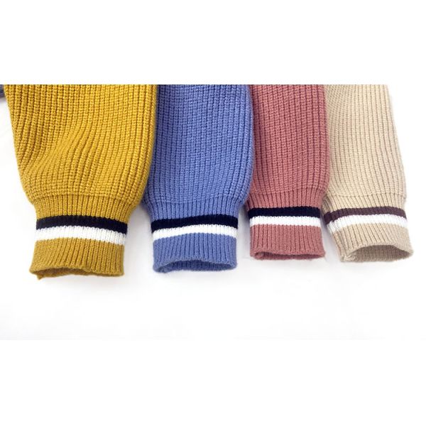 Unisex 2 Pieces Set Ribbed Knit Sweater Infant New Born Newborn Clothes Baby Girl & Boys' Clothing sets for Winter