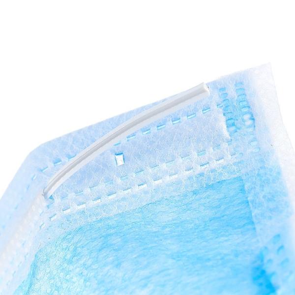 Non Woven Fabric 3 Ply Surgical Face Mask , Disposable Nose Mask For Food Industry