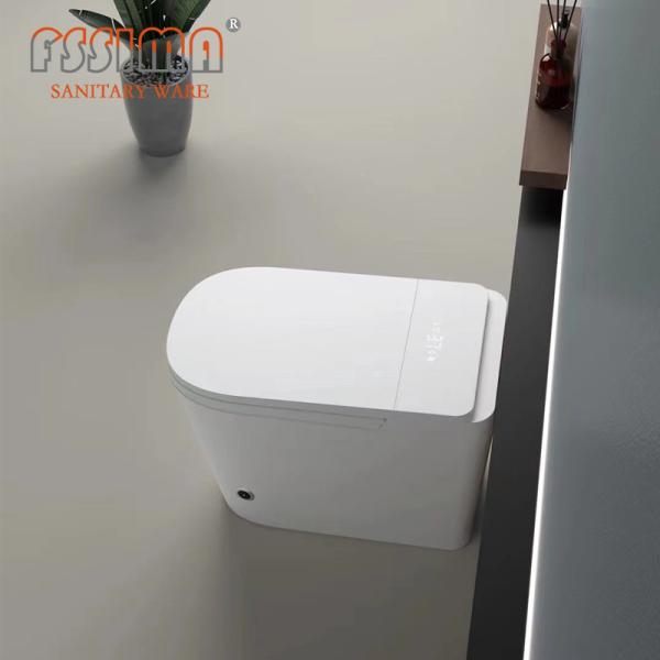 Poço de controle remoto do toalete esperto cerâmico elétrico inteligente 185mm