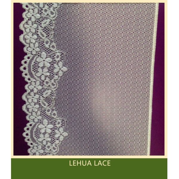 Hot Selling and nice quality Nylon Spandex Stretchy Brazil Lace from China