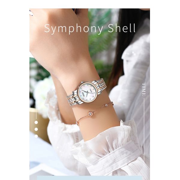 Дозоры кварца женщин персонализируют роскошный дозор кварца ювелирных изделий для женщины