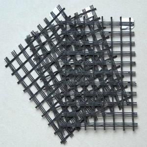Geogrid integral biaxial de grande resistência para o reforço da vertente da
