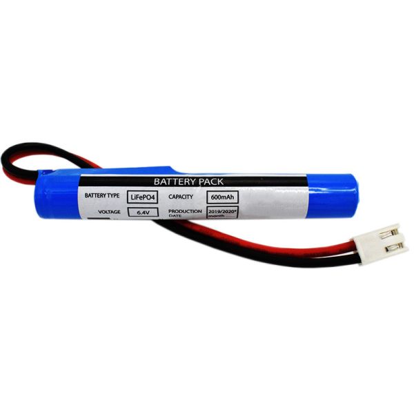 Аварийное освещение 600mAh 6.4V 18650 LiFePO4 перезаряжаемые батареи