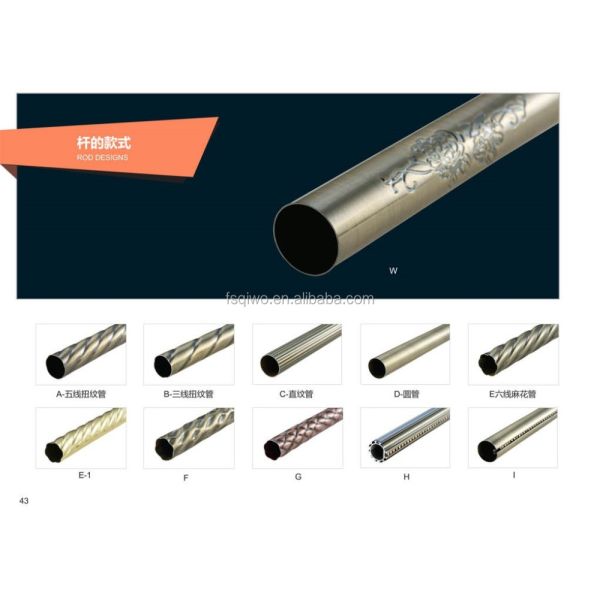 wholesale curtain rod price gold color metal end caps finial curtain rod accessories