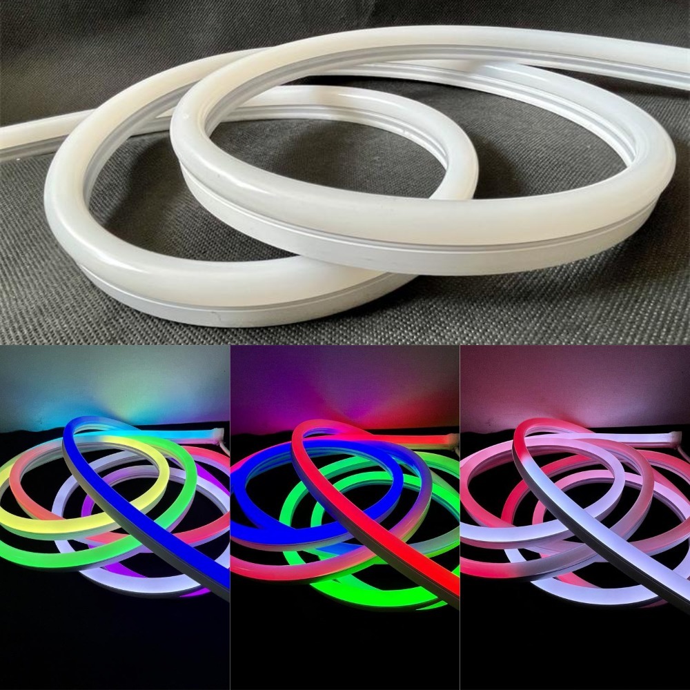 Full Color RGBIC LED Neon Flex 10x23mm Silicone Light Strip
