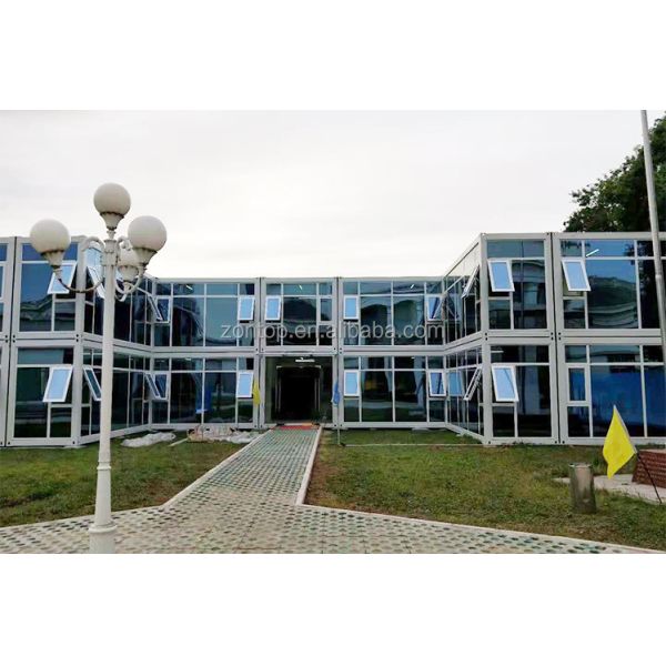 Zontop Luxury 40 Feet Stackable Flat Pack Fully Furnished Office Prefabricated