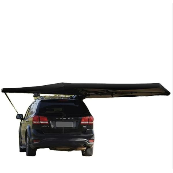 Diagonal Bracing Type 270 Degree Car Awning with Pullout Sun Shade Canopy