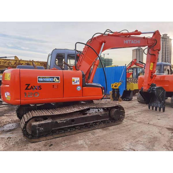 Refurbished Hitachi ZX120 Excavator Isuzu Engine 65 kW Power 20T Operating Weight