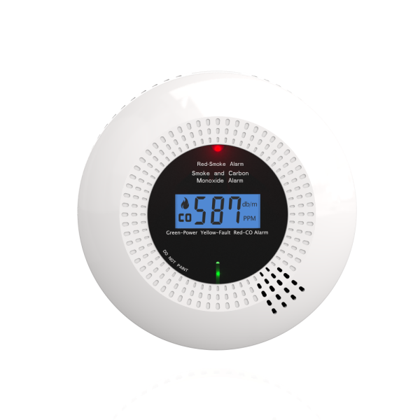 10 Year Smoke and Carbon Monoxide Alarm with Replaceable AA Battery Power
