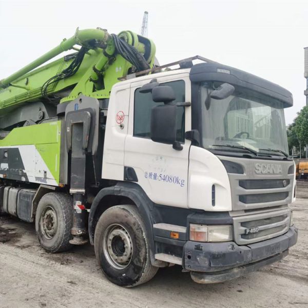 Second Hand Putzmeister Concrete Pump Truck Used 62 Meter 600 L