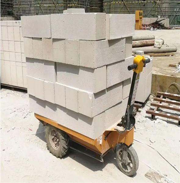 Платформа ручной тележки для строительства Малый электрический ручной тележный автомобиль