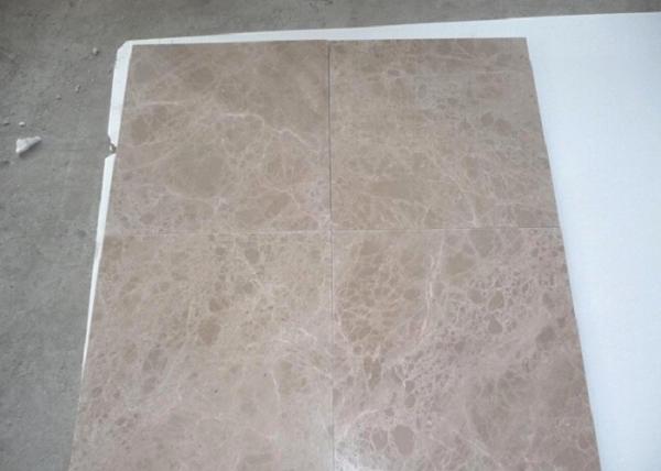 Solid Marble Stone Countertops Slab Brown Color Polished Finish Surface