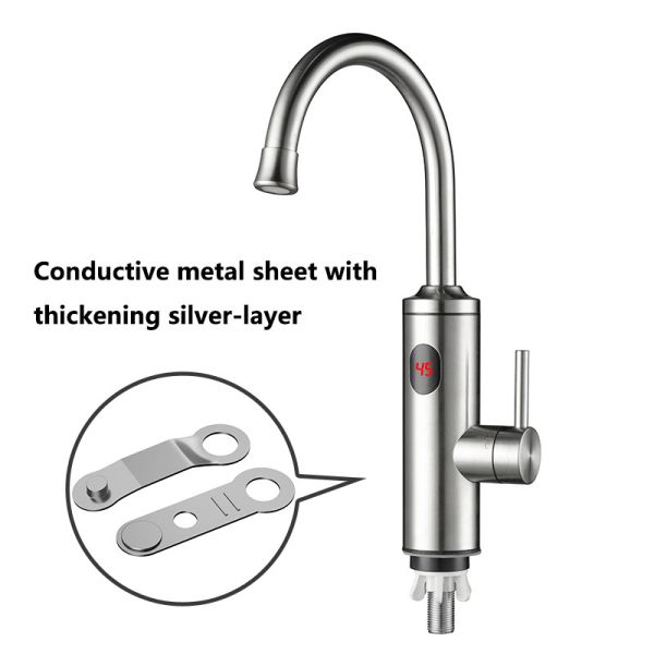 Hot And Cold Water Dual Use 3300w 3s Heating Electric Kitchen Water Heater Tap