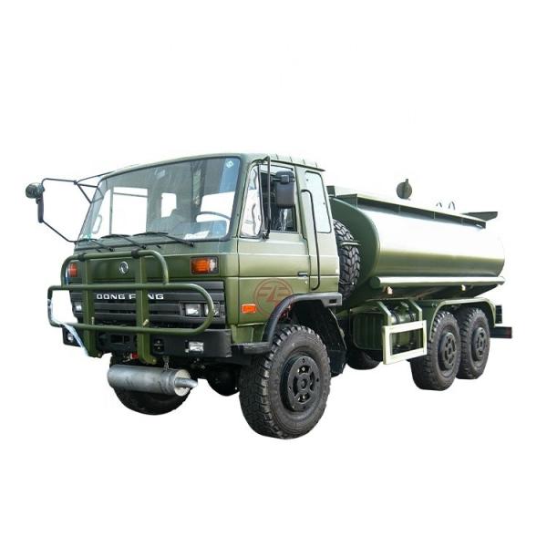 Manual Transmission Dongfeng 6x6 Diesel Fuel Tanker Truck with Large Tank Capacity