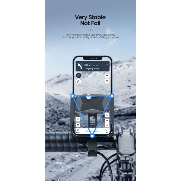 Clip de guisante soporte de teléfono soporte de bicicleta para bicicleta / motocicleta