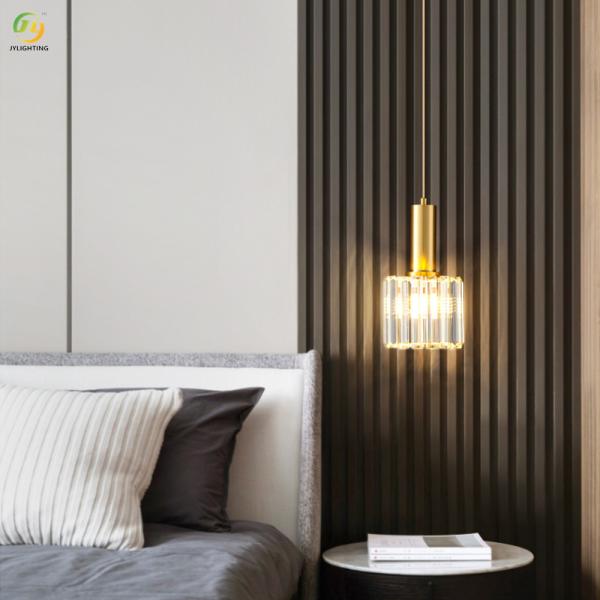 JYLIGHTING Postmodern Simple Crystal Creative Bedroom Bedside Light Luxury Restaurant Table Lamp bar Small Chandelier