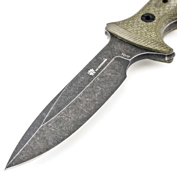 High Density Titanium Plating Hunting Knives 9.8 Inch Good Performance