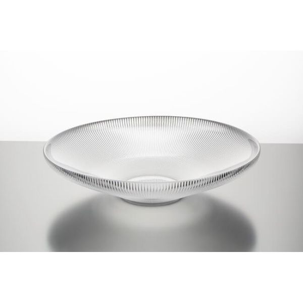Decorative 30cm Clear Glass Plates And Bowls 11.8 Inch For Centerpieces