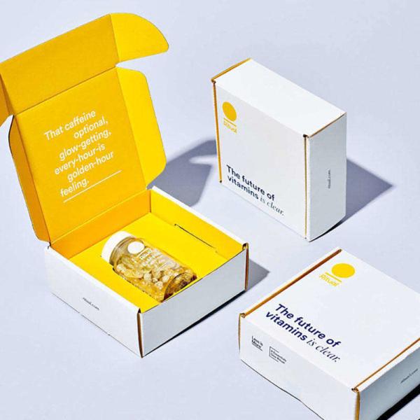 Foldable Subscription Colored Corrugated Mailer Boxes For Makeup 6x4x3