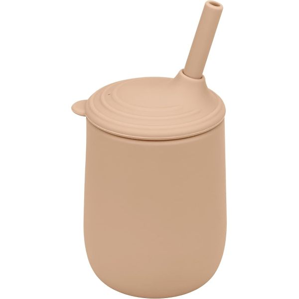 Multicolor безвкусная чашка Sippy соломы силикона, Microwaveable силикон уча чашку