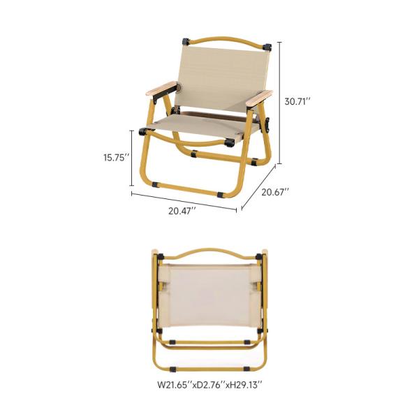 Ultralight Camping Chair 2.8kg with 600D Oxford Fabric
