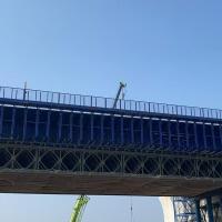 Adjustable Height Steel Structure Bridge Foldable Bailey Bridge