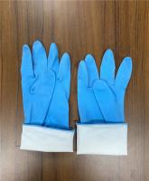 Gants en caoutchouc de cuisine de Flocklined M 35g de jet pour le Tableau de nettoyage