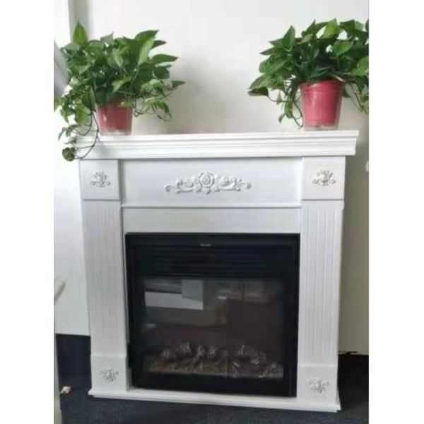 Металлический 3D белый симулятор электронный камин для семьи непосредственно от 110V / 220V