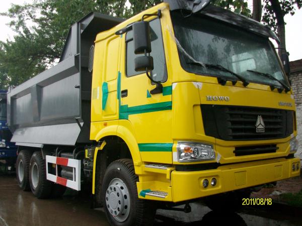 CNHTC HOWO 6X4 Dump Truck 290 / 336 / 371hp Engine U - Type Cargo Body